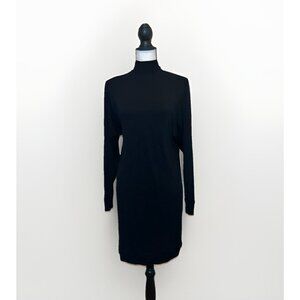 Splendid Sweater Dress Women’s XS Black Soft Knit Mock Neck